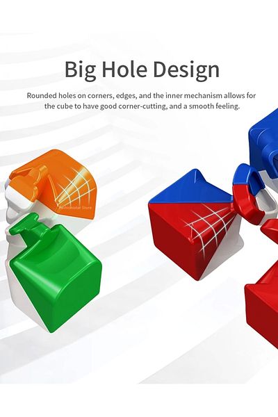 Doğan Oyuncak Dünyası Moyu Meilong 3X3 Magnetic Cube - Moyu Speed Cube 3m Intelligence Cube