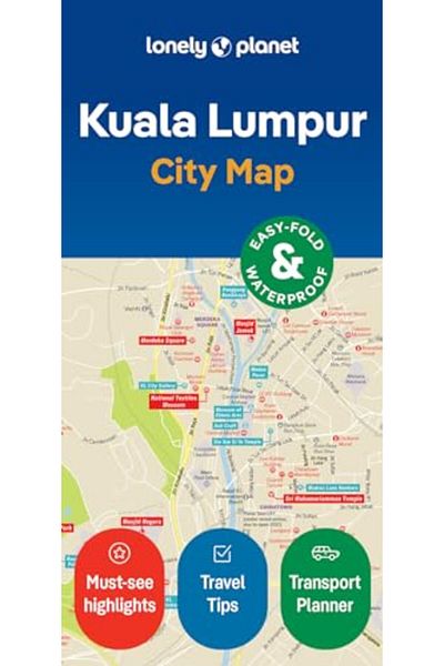Lonely Planet Kuala Lumpur City Map