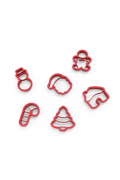 ChildGen New Year's Play Dough Mold Set - 6 Pieces