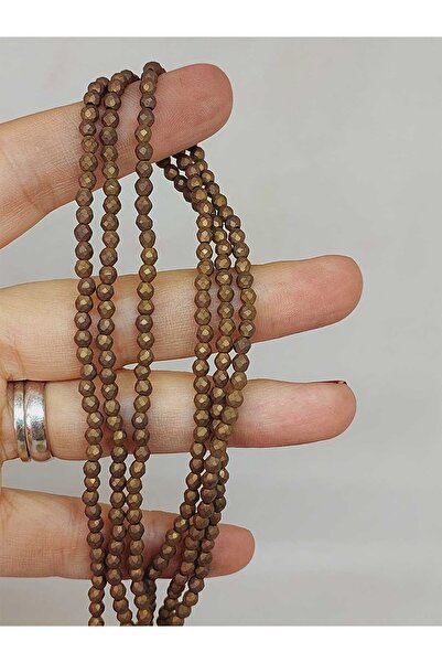 Yasamtohumu 3mm fasetirana kroj hematitna žica - (54658)