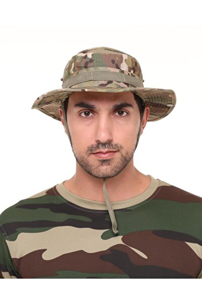 SINGLE SWORD Ss Multicam Jungle Bonnie Hat - Foldable Safari Fedora Hat