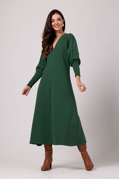 BEWEAR Knitted maxi dress with long sleeves
