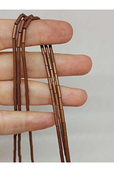 Yasamtohumu 2x8mm Hematit kamen u obliku cilindra - 54660