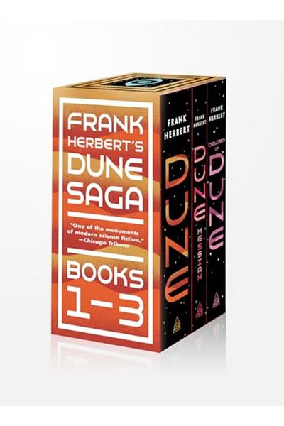 ACE Frank Herberts Dune Saga 3Book Boxed Set Dune Dune Messiah And Children Of Dune