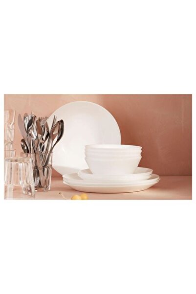 IKEA Oftast Temperli Cam Yemek Takımı 24 Parça