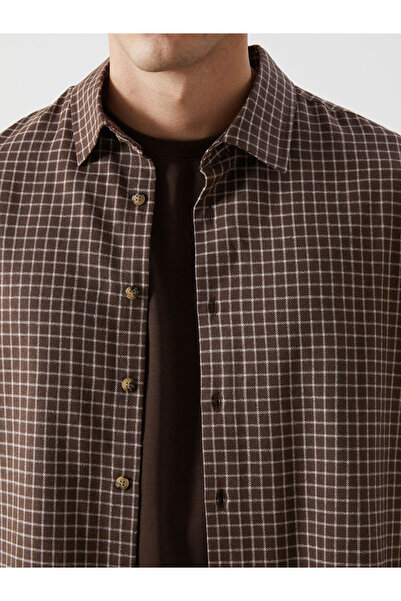 LC Waikiki LCW Rahat Kalıp Uzun Kollu Ekose Erkek Gömlek