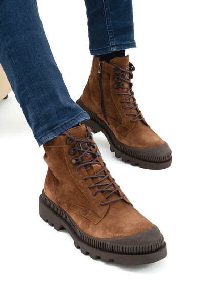 Tamer Tanca Ανδρικές μπότες casual από γνήσιο δέρμα 381 16157 Erk Boots Sk22/23