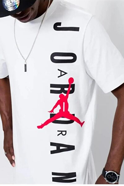 Nike Air Jordan Large Print T-Shirt Чоловіча біла спортивна футболка