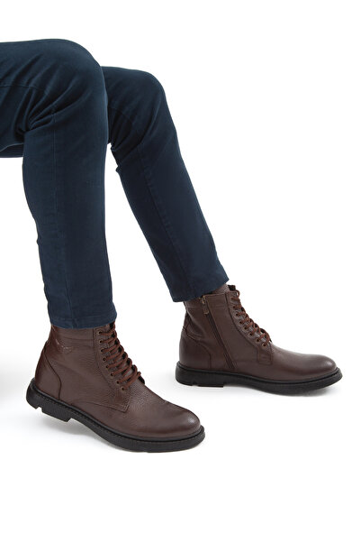 Tamer Tanca Ανδρικές δερμάτινες κλασικές μπότες 818 528 Erk Boots Sk21-22