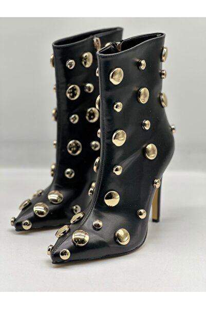 LOTUS AYAKKABI & ÇANTA Troklu Yüksek Topuklu Bot