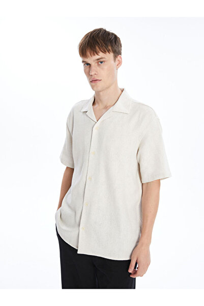 LC Waikiki Ανδρικό κοντομάνικο πουκάμισο με κανονική εφαρμογή