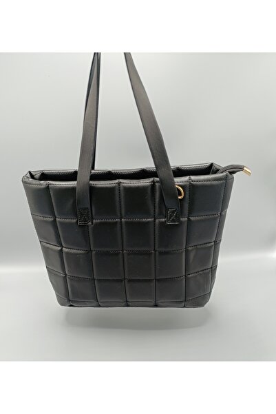 BURCU COLLECTİON GÜNLÜK KARE KAPİTONE DİKİŞLİ ASKILI EL KOL VE OMUZ ÇANTASI