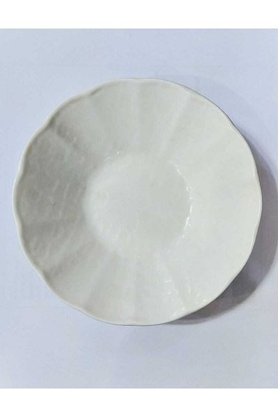 Kütahya Porselen Corendon Relief Reactive Nano Tea Plate - Cream, 10cm - Ct 890553