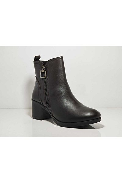 Castle Black Castleblack 92163-1 Καφέ Γυναικείες Χειμερινές Δερμάτινες Μπότες