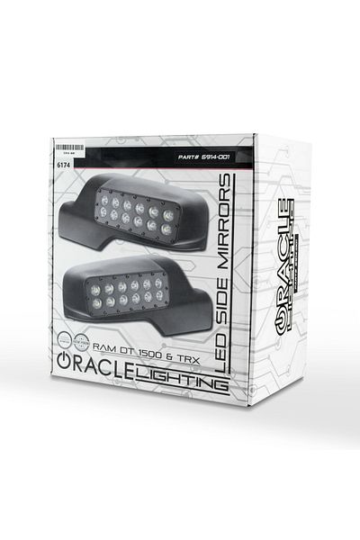 oracle إضاءة 2019-2024 RAM 1500 DT 
مصابيح LED للمرآة الجانبية للطرق الوعرة