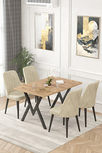 Lajibu Yoyo Atlantik Sabit 70x120  Mutfak Masası Takımı, Yemek Masası Takımı,...