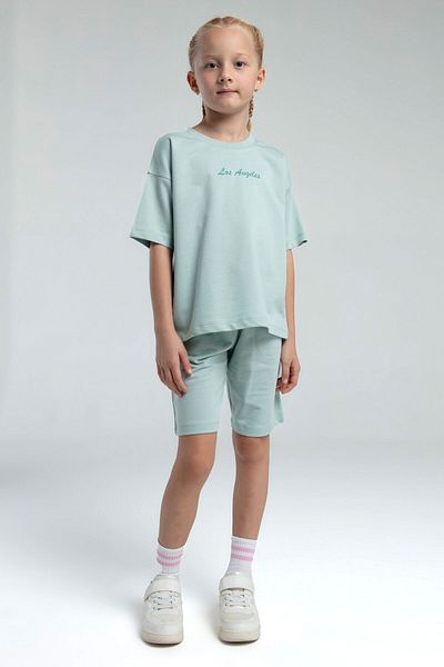 Rolypoly Girl's Green Bermuda Suit