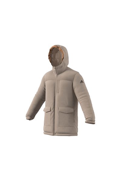 adidas Paveric Fur Par Men's Casual Coat Ix8886 Cream