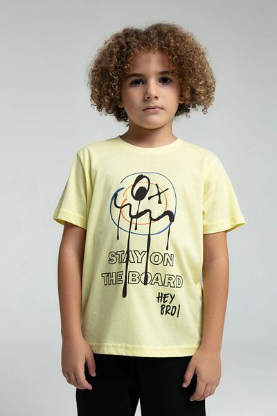 Rolypoly Boy's Yellow Bermuda Suit