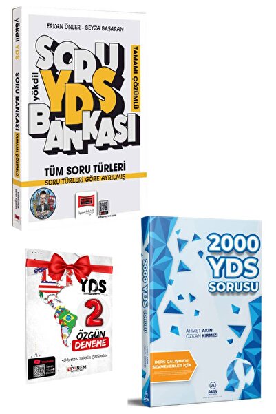 Yargı Yayınları Yargı Yayınları YDS Soru Bankası+Akındil 2000 YDS Sorusu+Hediye