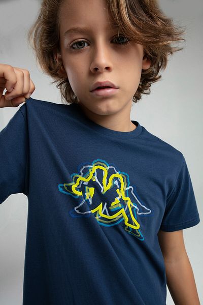 Kappa Tricou albastru pentru băiat
