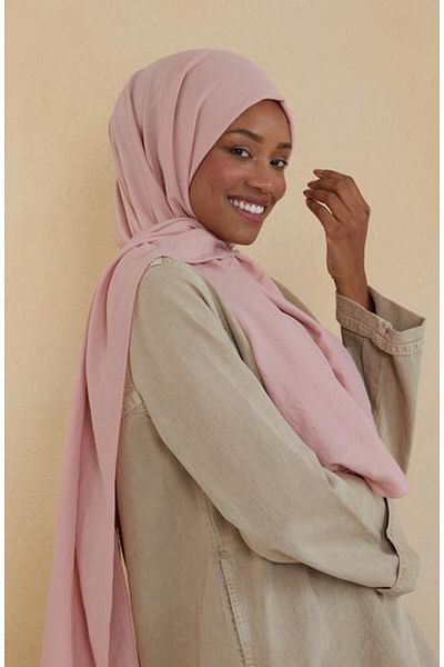 BURDEN IPEK Cotton Shawl - Ellen Powder