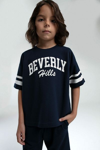 Rolypoly Αγορικό Navy Blue Bermuda κοστούμι
