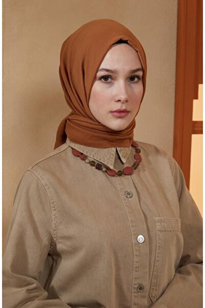 BURDEN IPEK Ellen Cotton Shawl Cinnamon