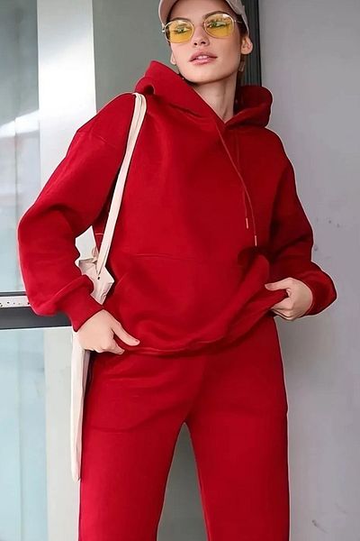 Swana Women's Tracksuit Set 3 Thread Ribbed