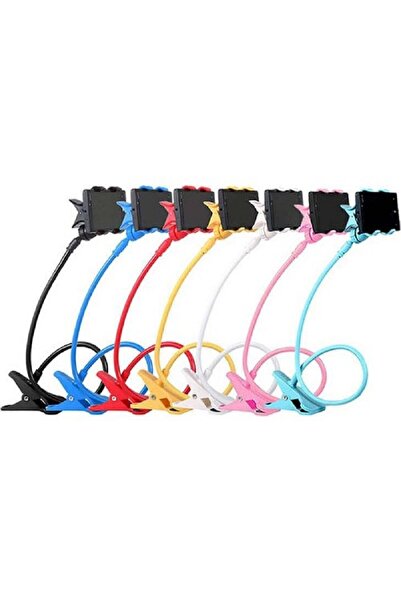 ROZIA Rozıa Masaüstü Akrobat Gövdeli Kıskaçlı Telefon Tutucu Esnek Ofis Masa ...