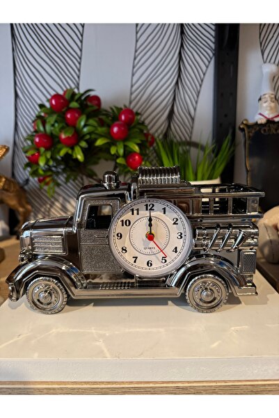 Atak Hediyelik Dekoratif kalemlikli kamyonet masa saati