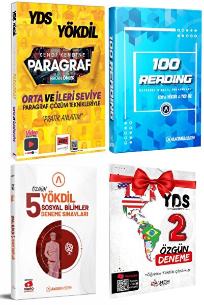 Yargı Yayınları Yargı Yayınları YDS YÖKDİL Kendi Kendine Paragraf+Akındil 100...