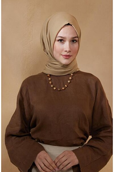 BURDEN IPEK Ellen Cotton Shawl Caramel