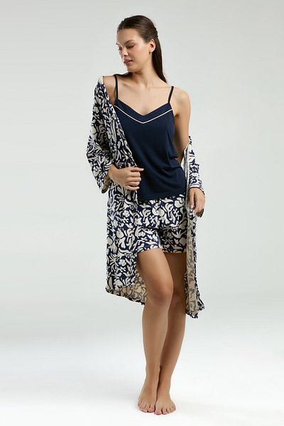 Pierre Cardin Γυναικείο Σετ Πυτζάμες Navy Blue