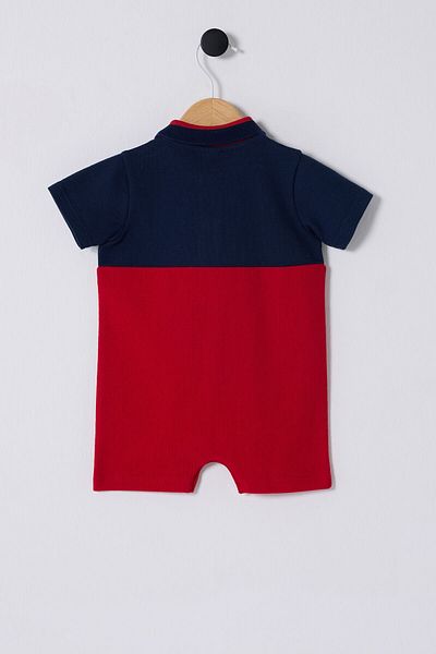 U.S. Polo Assn. يو اس بولو اسن. طفل رضيع وزرة الأزرق الداكن