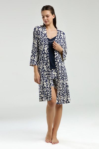 Pierre Cardin Γυναικείο Σετ Πυτζάμες Navy Blue