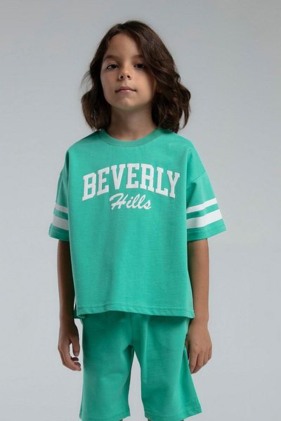 Rolypoly Costum bermude verde pentru băiat