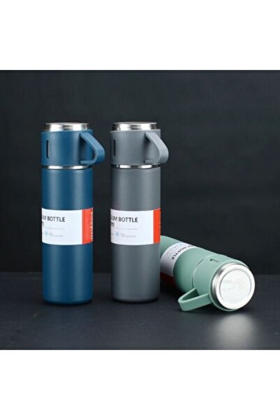 yusa stores Stainless Steel Thermos 4 Color Options 3 Cup Thermos Set Vacuum ...