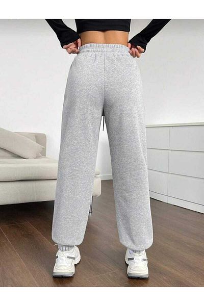 yg ydn giyim Pantaloni de sport unisex gri Jogger - 3 fire
