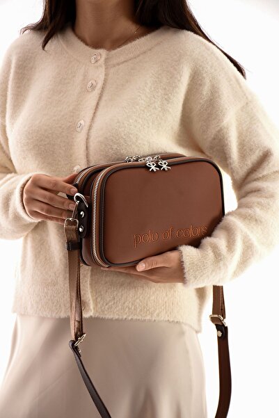 Çanta Trend Polo od boja 3 odjeljka 5 očiju Podesiva traka paket ženski Torba