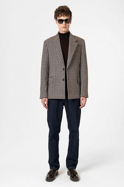 Antioch Coffee Vintage Men's Blazer Jacket