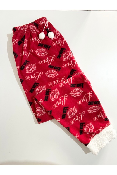 Clothes Box Peluş Paçalı Polar Alt Pijama