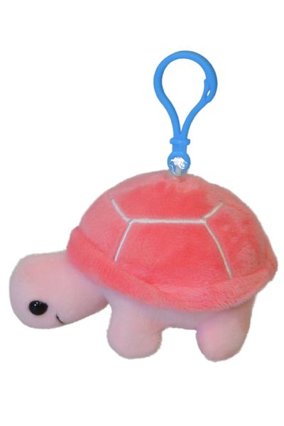 SELAY TOYS Pink Plush Sleeping Turtle - Keychain 1534