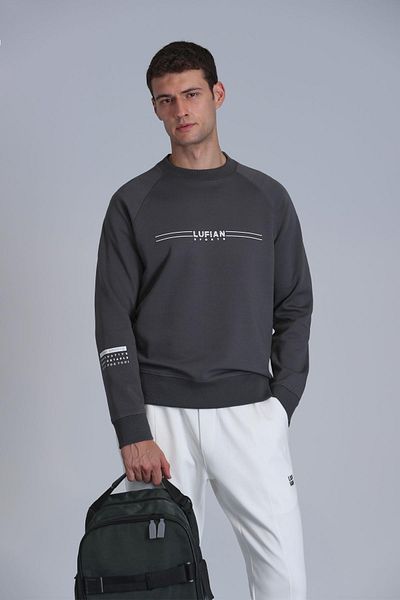 Lufian Ανδρικό φούτερ Squire Khaki