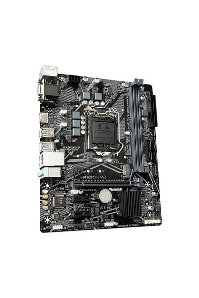 Gigabyte H410m-h-v2 1200p DDR4 M.2 - Glan HDMI/VGA مضاد