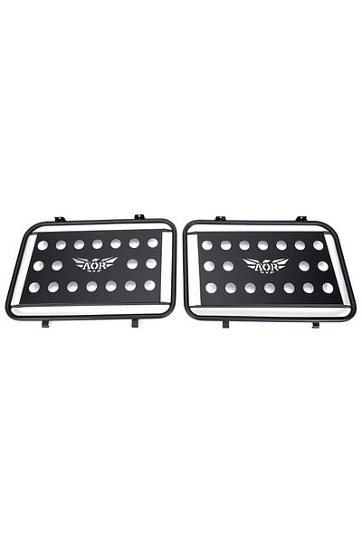 American Off Road Jeep Wrangler JL 18-24 External Rear Window Organizer Cage, Pair, 4DR