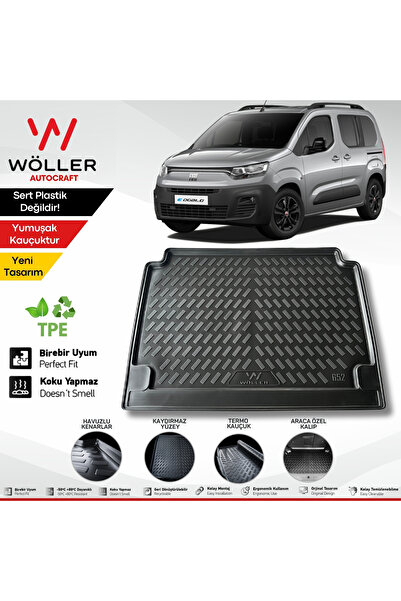 wöller Fiat Doblo Bagaj Havuzu 2023 Sonrası 3D Wöller Ultraflex Esnek