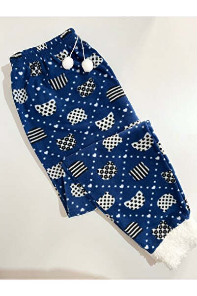 Clothes Box Plush Long Fleece Bottom Pajamas