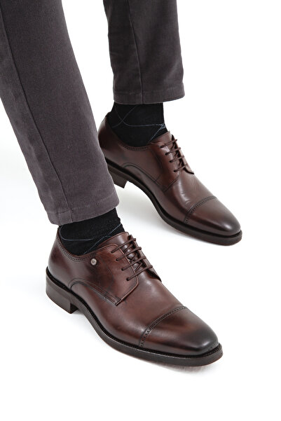 Tamer Tanca حذاء كاجوال جلد طبيعي للرجال 01 2200 Erk Ayk Sk22/23