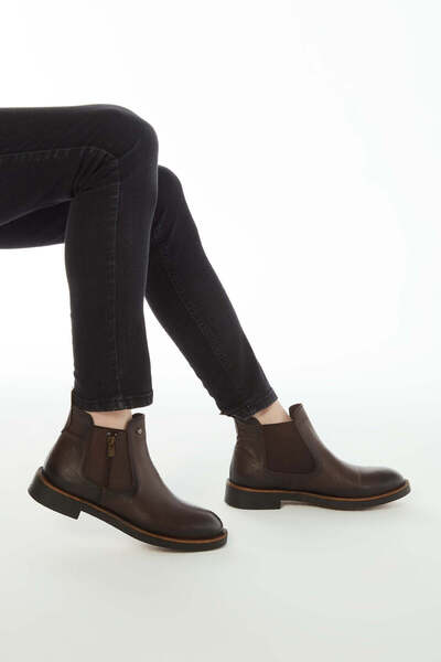 Tamer Tanca Erkek Hakiki Deri Casual Bot 572 1727 B Erk Bot